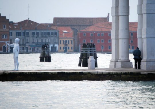 Back in the Lamp Post Punta della Dogana