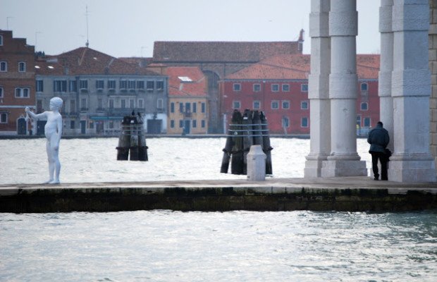 Back in the Lamp Post Punta della Dogana